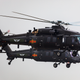 Z-20 helicopters fly during The 5th China Helicopter Exposition at Free Trade Zone of Tianjin Port on October 10, 2019 in Tianjin, China.